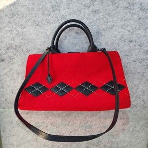 Etienne Aigner - Vintage Designer - Red and black statement purse